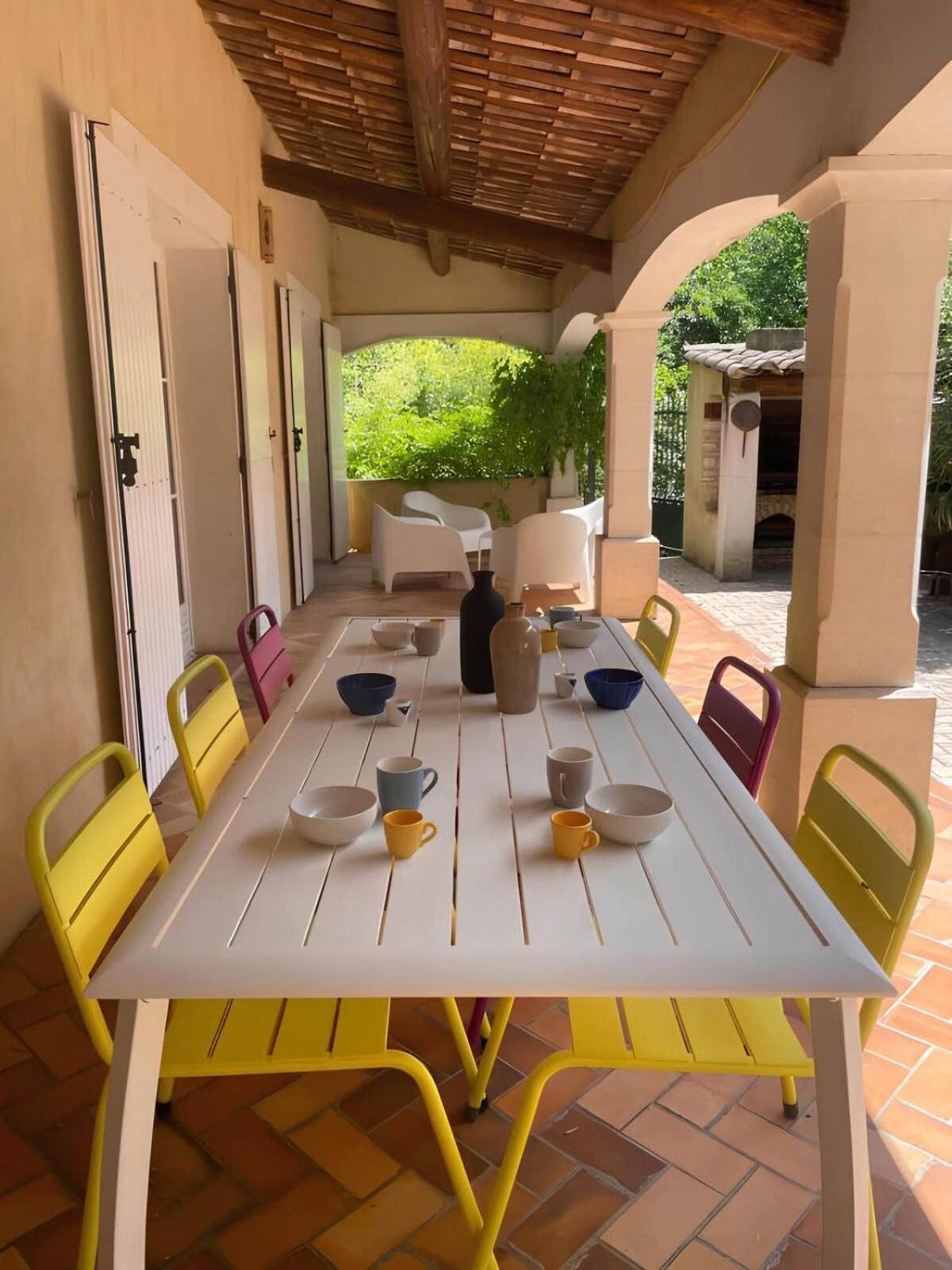 Saint-Julien-de-Peyrolas Les Oliviers - Villa 10 People - 5 Min Ardeche מראה חיצוני תמונה