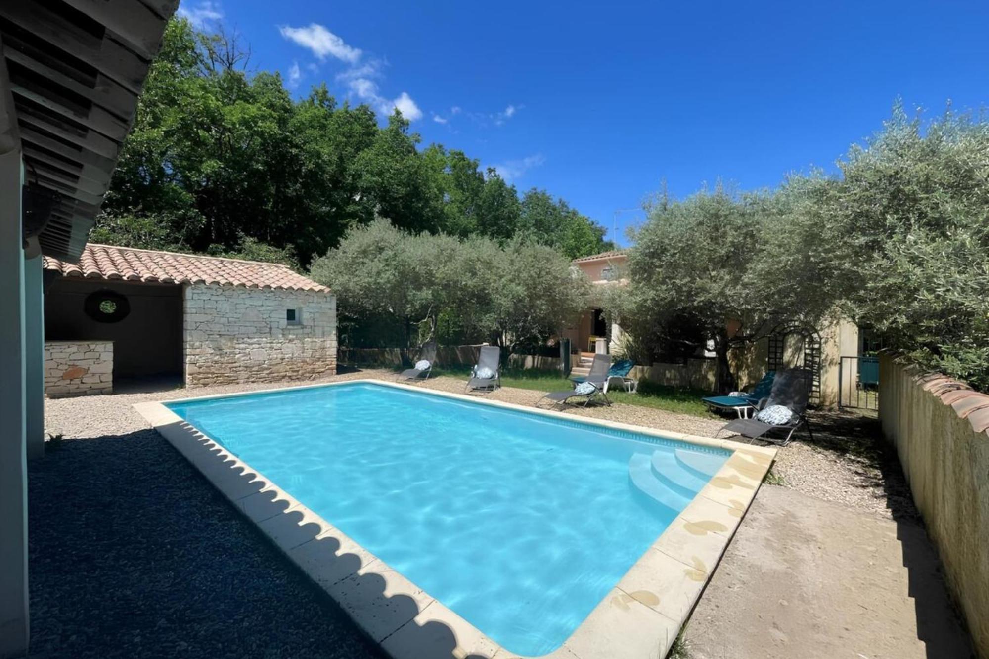 Saint-Julien-de-Peyrolas Les Oliviers - Villa 10 People - 5 Min Ardeche מראה חיצוני תמונה