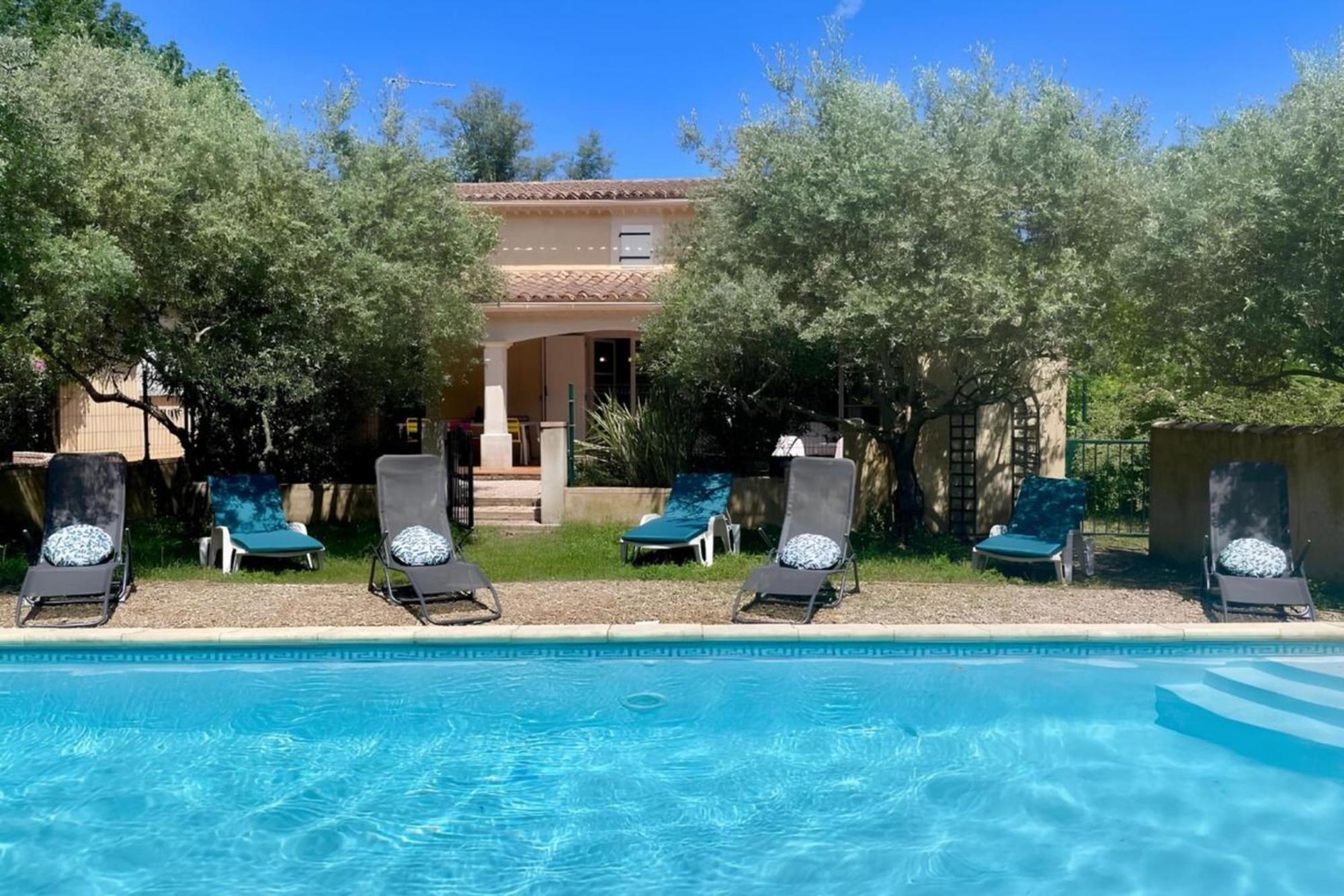 Saint-Julien-de-Peyrolas Les Oliviers - Villa 10 People - 5 Min Ardeche מראה חיצוני תמונה